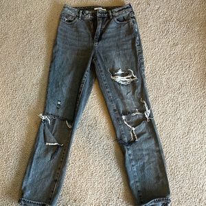PacSun distressed mom jeans size 25